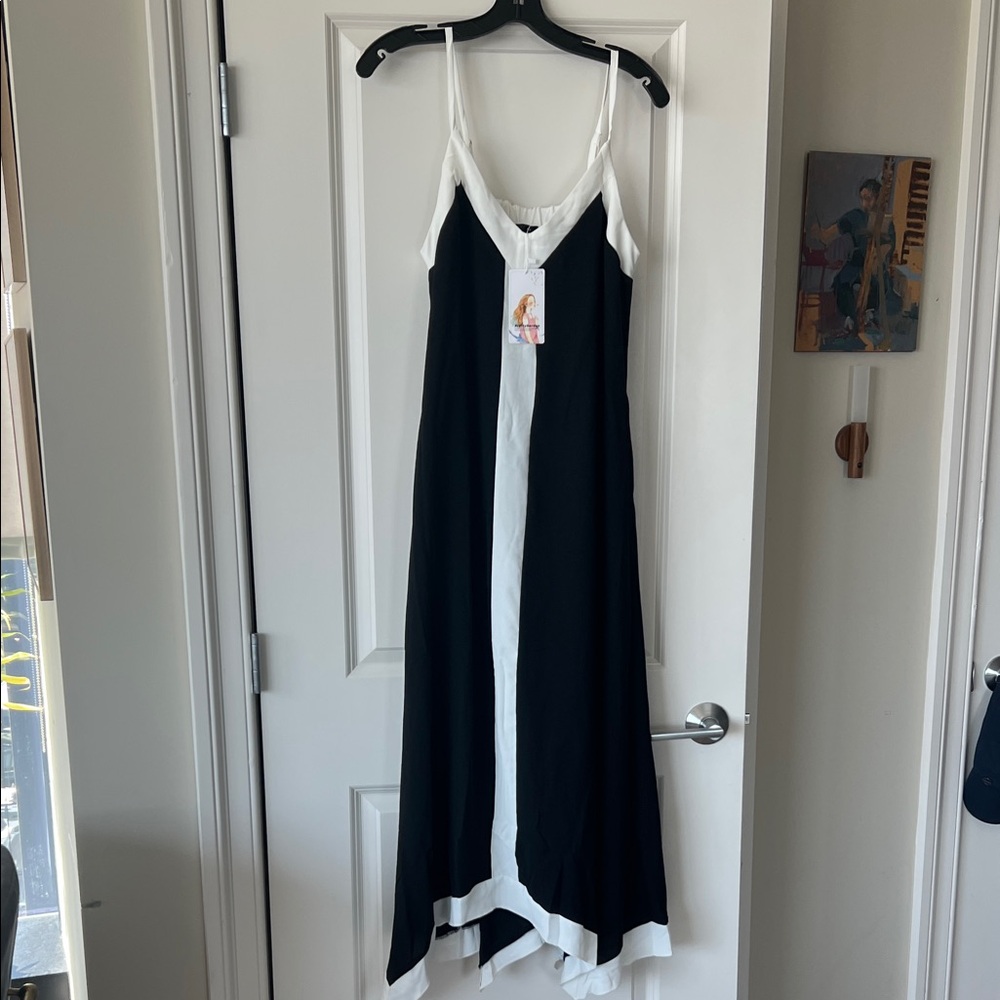Black and White Maxi Dress